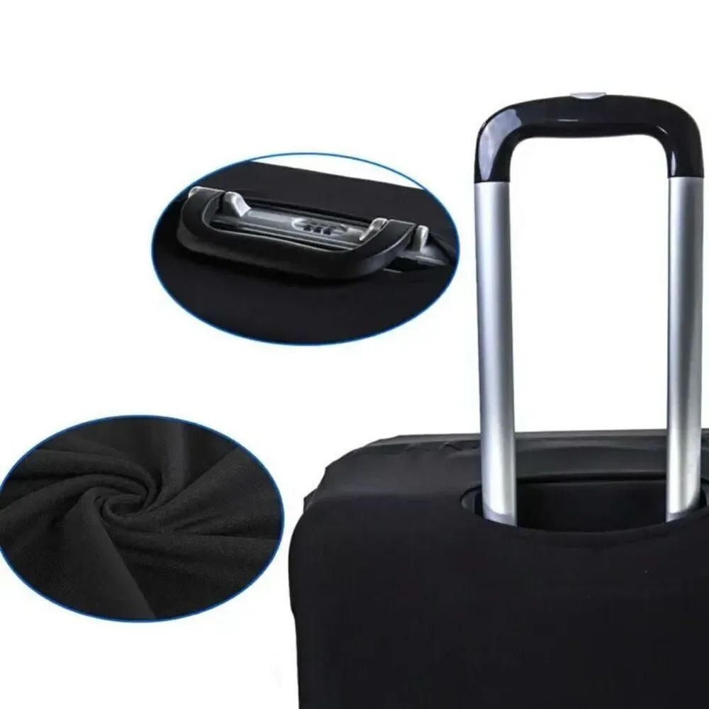 NWT Black Night Luminous Don’t touch me M 22”-25” Suitcase Luggage Elastic Cover - Picture 7 of 12